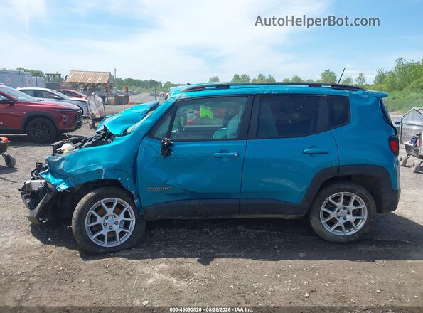 ZACNJDBB4MPM39207 2021 JEEP RENEGADE Turquoise Widok wnętrza 360 stopni
