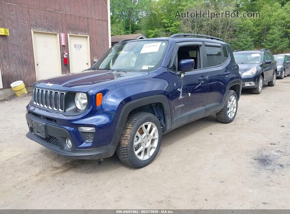 ZACNJDBB6MPN32567 2021 JEEP RENEGADE Navy Vista tres cuartos delantera izquierda