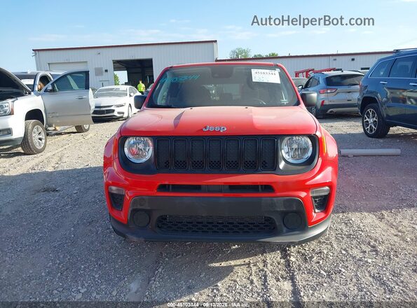 ZACNJDC10MPN30545 2021 JEEP RENEGADE Red Вид задньої частини салону
