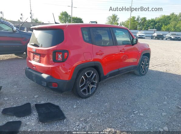 ZACNJDC10MPN30545 2021 JEEP RENEGADE Red Задня права чверть