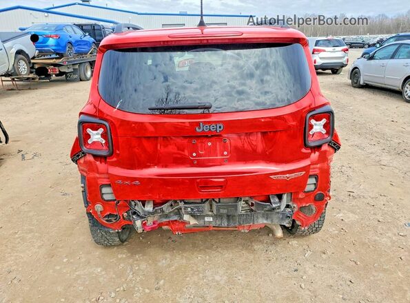 ZACNJDC10NPN53390 2022 JEEP RENEGADE Red Widok z tyłu