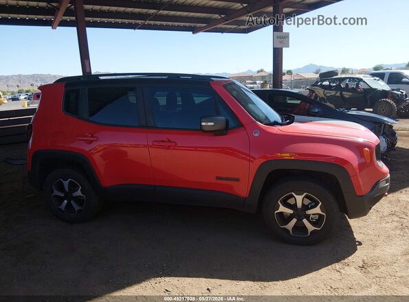 ZACNJDC11MPN03323 2021 JEEP RENEGADE Red ხელსაწყოთა პანელის ხედი