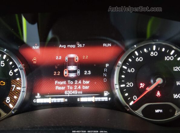 ZACNJDC11MPN03323 2021 JEEP RENEGADE Red სალონის 360-გრადუსიანი ხედი