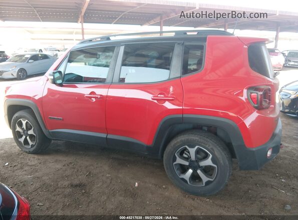 ZACNJDC11MPN03323 2021 JEEP RENEGADE Red უკანა სალონის ხედი