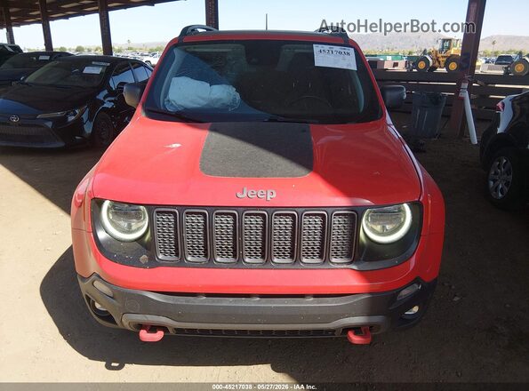 ZACNJDC11MPN03323 2021 JEEP RENEGADE Red წინა პანელის ხედი