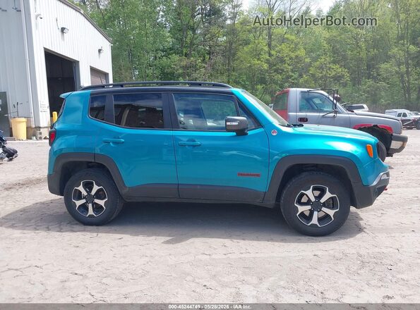 ZACNJDC1XMPM49522 2021 JEEP RENEGADE Teal უკანა სალონის ხედი
