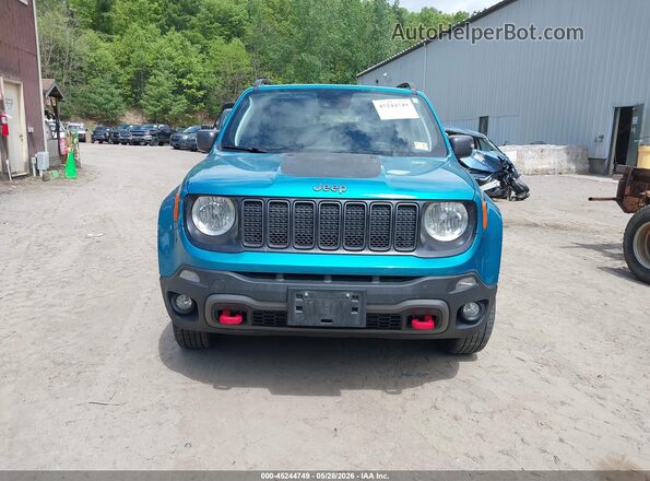 ZACNJDC1XMPM49522 2021 JEEP RENEGADE Teal ხელსაწყოთა პანელის ხედი