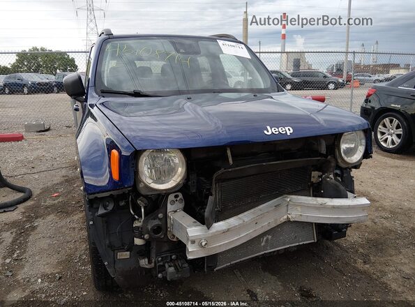 ZACNJDD17MPM32711 2021 JEEP RENEGADE Dark Blue Front view