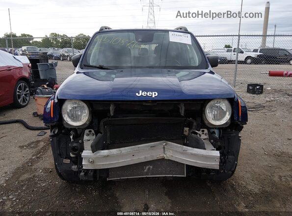 ZACNJDD17MPM32711 2021 JEEP RENEGADE Dark Blue Rear interior view