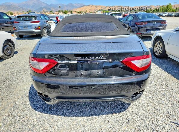 ZAM45MMA8G0163188 2016 MASERATI GRANTURISM Black უკანა ხედი