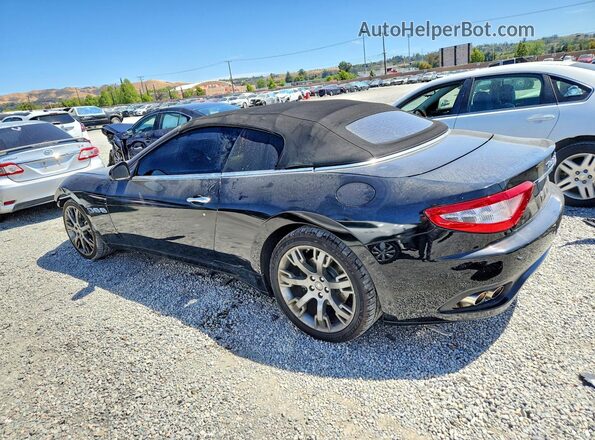 ZAM45MMA8G0163188 2016 MASERATI GRANTURISM Black უკანა მარცხენა