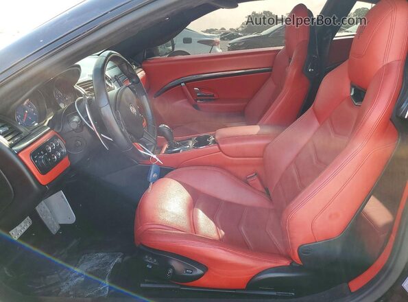 ZAM45VLAXG0176709 2016 MASERATI GRANTURISM Black Вид салону спереду