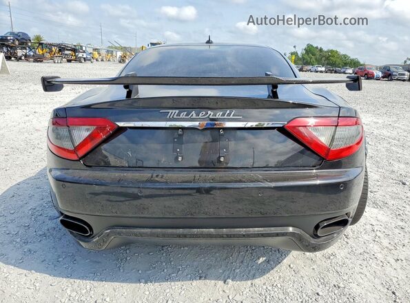 ZAM45VLAXG0176709 2016 MASERATI GRANTURISM Black Вид ззаду