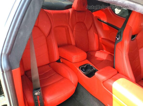 ZAM45VLAXG0176709 2016 MASERATI GRANTURISM Black Вид задніх сидінь
