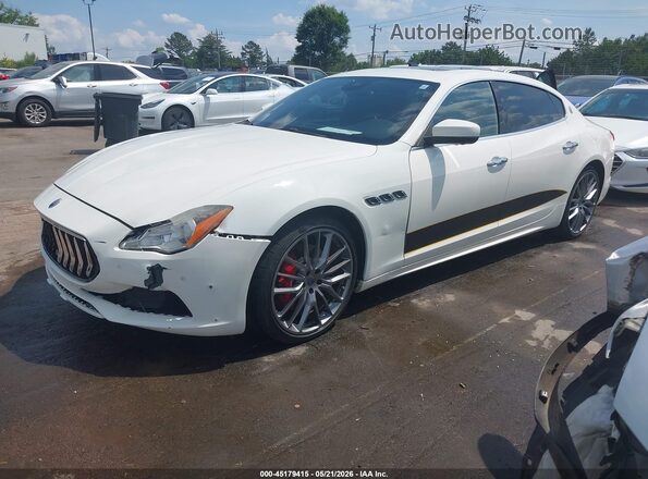 ZAM56RPS8H1226238 2017 MASERATI QUATTROPOR Кремовый Передняя левая четверть