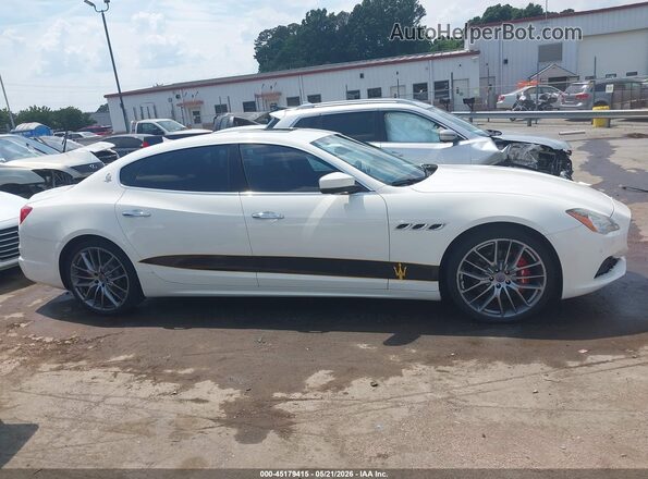 ZAM56RPS8H1226238 2017 MASERATI QUATTROPOR Кремовый Вид задней части салона