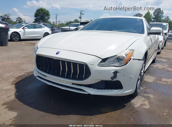 ZAM56RPS8H1226238 2017 MASERATI QUATTROPOR Кремовый Вид спереди