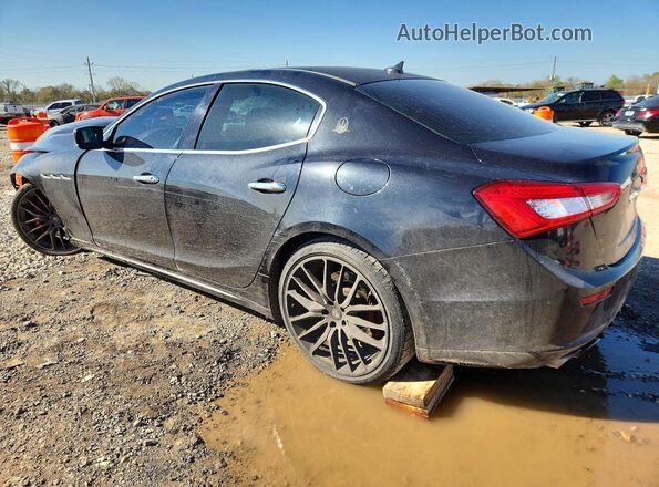 ZAM57RSA3G1185284 2016 MASERATI GHIBLI Black Trasero izquierdo