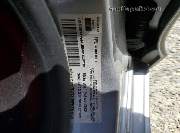 ZAM57RSS7H1218653 2017 MASERATI GHIBLI Silver Engine compartment view