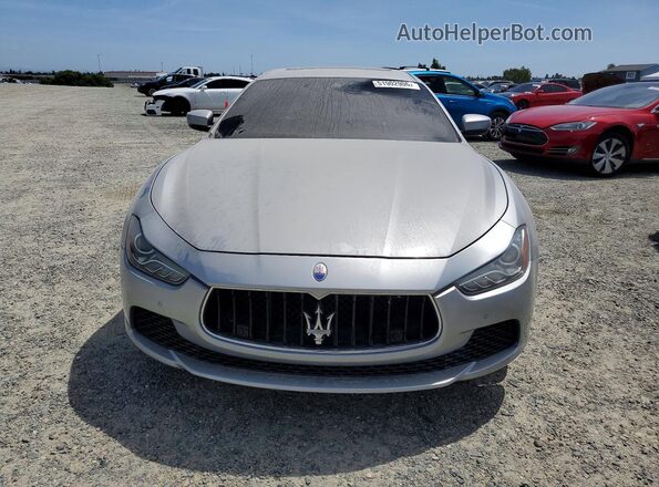 ZAM57RSS7H1218653 2017 MASERATI GHIBLI Silver Front view