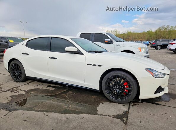 ZAM57RTA0H1227684 2017 MASERATI GHIBLI White წინა მარჯვენა