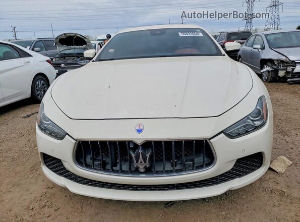 ZAM57RTA1H1231940 2017 MASERATI GHIBLI White 