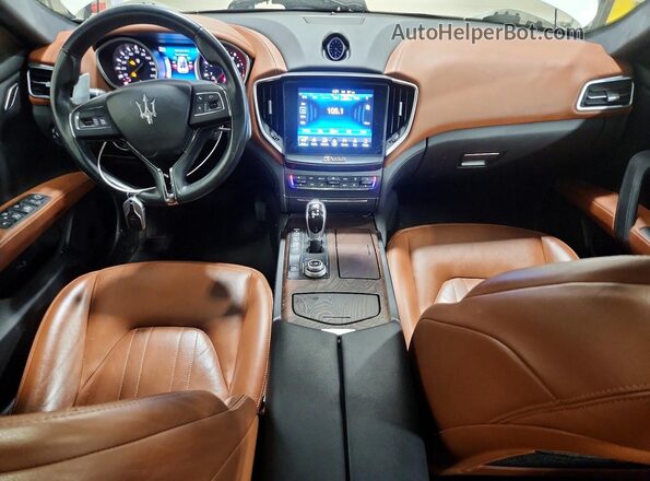 ZAM57RTA3H1223922 2017 MASERATI GHIBLI White Dashboard view