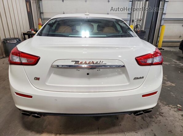 ZAM57RTA3H1223922 2017 MASERATI GHIBLI White Rear view