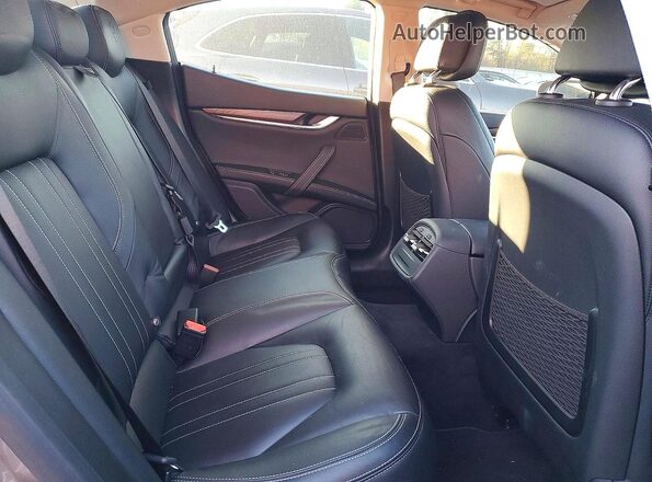 ZAM57RTA4H1242477 2017 MASERATI GHIBLI Gray Հետևի նստատեղերի տեսք
