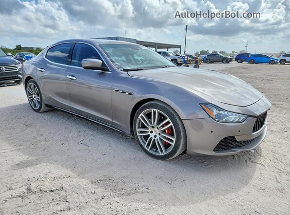 ZAM57RTAXG1189685 2016 MASERATI GHIBLI Gray Przód prawy