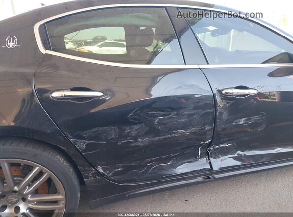 ZAM57RTL1H1240879 2017 MASERATI GHIBLI Black წინა ხედი