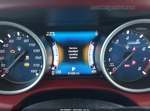 ZAM57RTL1H1240879 2017 MASERATI GHIBLI Black უკანა სავარძლების ხედი