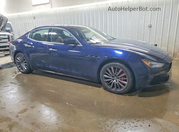 ZAM57RTL3H1233884 2017 MASERATI GHIBLI Blue Առջևի աջ