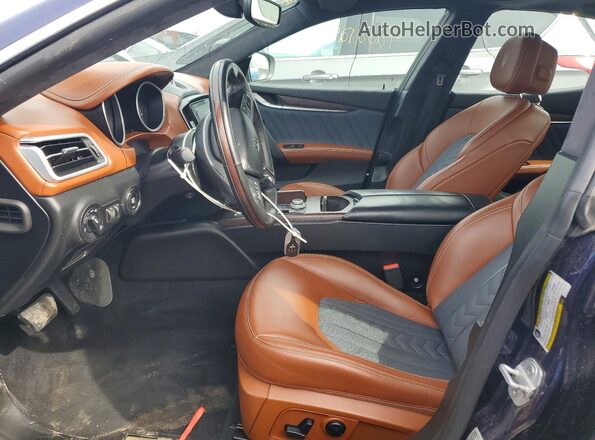 ZAM57RTL3H1233884 2017 MASERATI GHIBLI Blue Սալոնի դիմացի տեսք