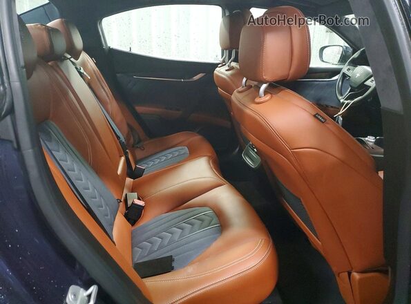 ZAM57RTL3H1233884 2017 MASERATI GHIBLI Blue Հետևի նստատեղերի տեսք