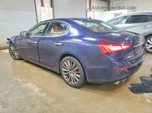 ZAM57RTL3H1233884 2017 MASERATI GHIBLI Blue Հետևի ձախ