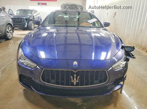 ZAM57RTL3H1233884 2017 MASERATI GHIBLI Blue Դիմացի տեսք