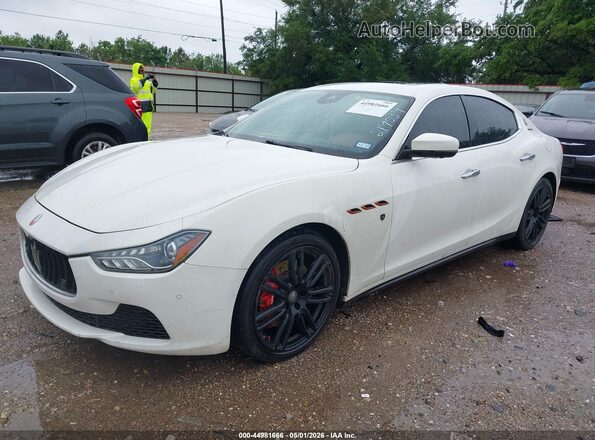 ZAM57RTL6H1219039 2017 MASERATI GHIBLI White Vista tres cuartos delantera izquierda