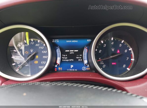 ZAM57RTL6H1219039 2017 MASERATI GHIBLI White Vista de los asientos traseros