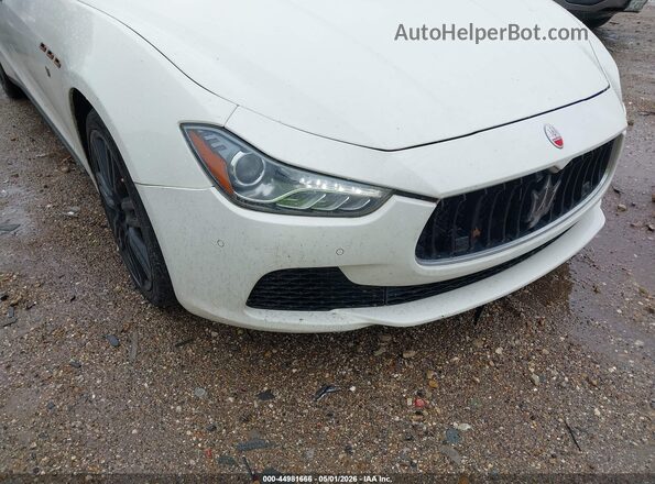 ZAM57RTL6H1219039 2017 MASERATI GHIBLI White Vista frontal