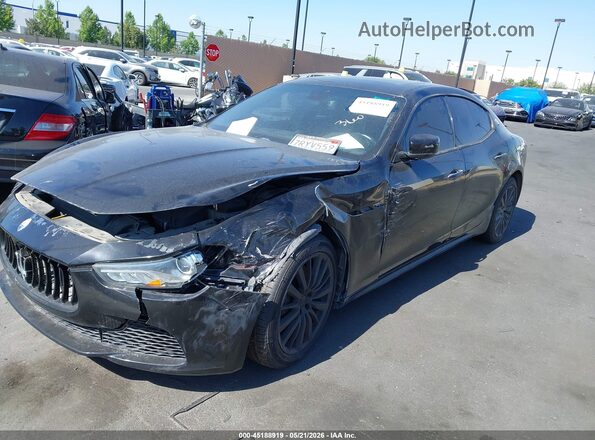 ZAM57XSA0G1176370 2016 MASERATI GHIBLI Black Front view