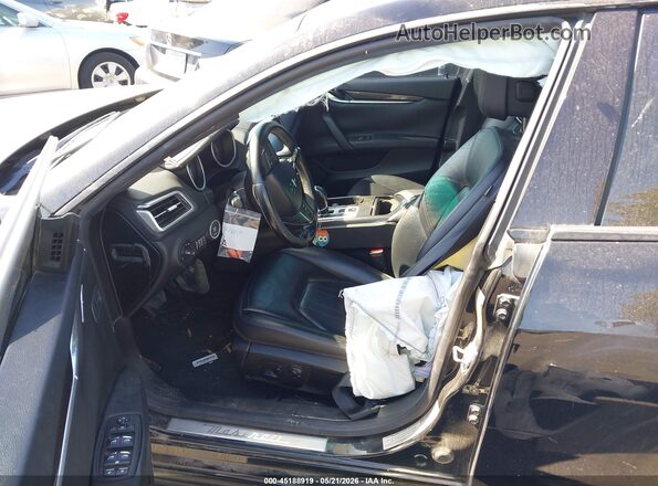 ZAM57XSA0G1176370 2016 MASERATI GHIBLI Black Front interior view
