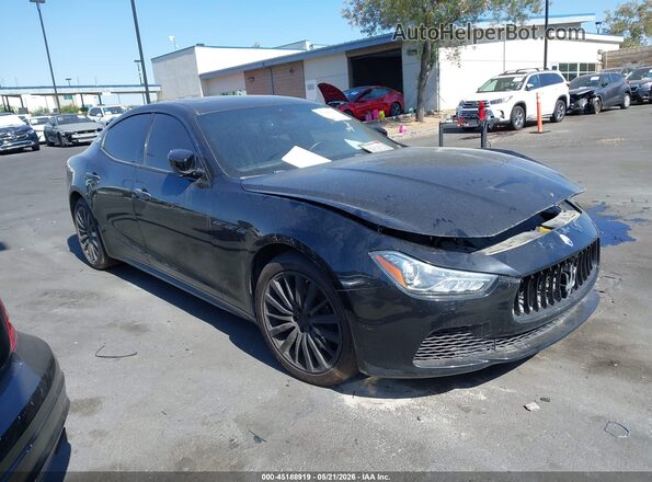 ZAM57XSA0G1176370 2016 MASERATI GHIBLI Black Rear interior view