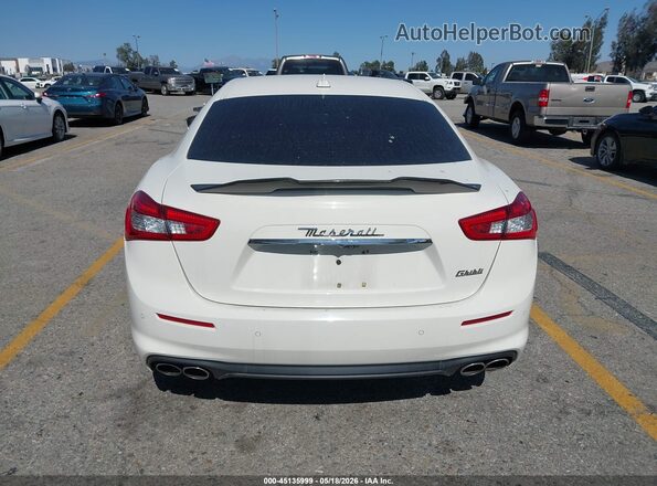 ZAM57XSA3K1316128 2019 MASERATI GHIBLI White 