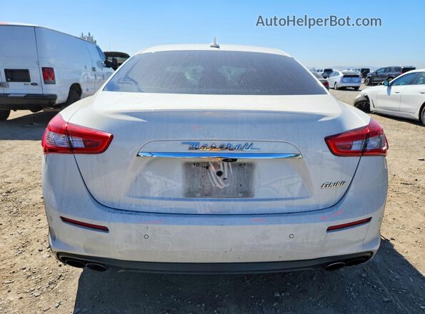 ZAM57XSA3L1344464 2020 MASERATI GHIBLI White Rear view