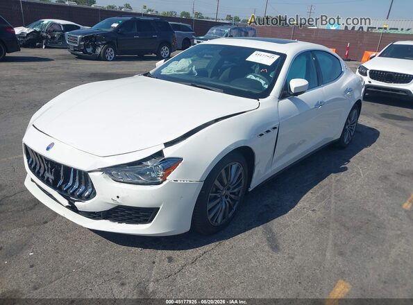 ZAM57XSA3L1349826 2020 MASERATI GHIBLI White Front left