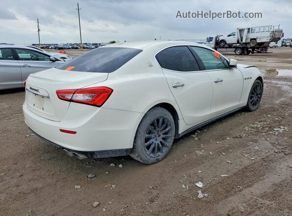ZAM57XSA4G1172435 2016 MASERATI GHIBLI White 