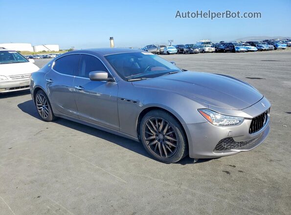 ZAM57XSA4G1175013 2016 MASERATI GHIBLI Gray 