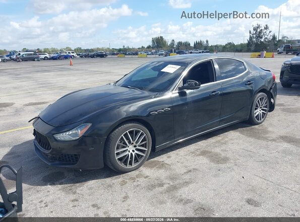 ZAM57XSA5H1206058 2017 MASERATI GHIBLI Black Front left