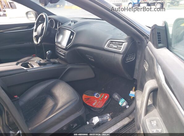 ZAM57XSA5H1206058 2017 MASERATI GHIBLI Black Front interior view